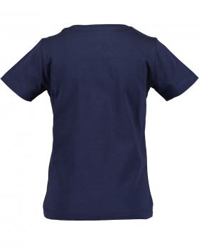 T-Shirt Meerjungfrau Pailletten blau 104