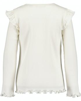 Longshirt basic offwhite 128