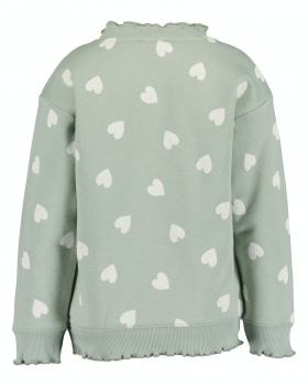 Sweater Herzen mint 116