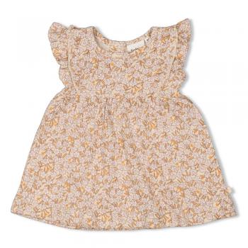Kleid Rueschen AOP - Flower Field 86
