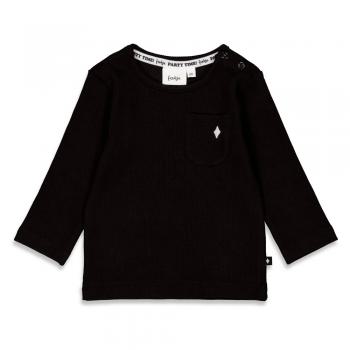 Gerippte Longsleeve - Mister Party 74