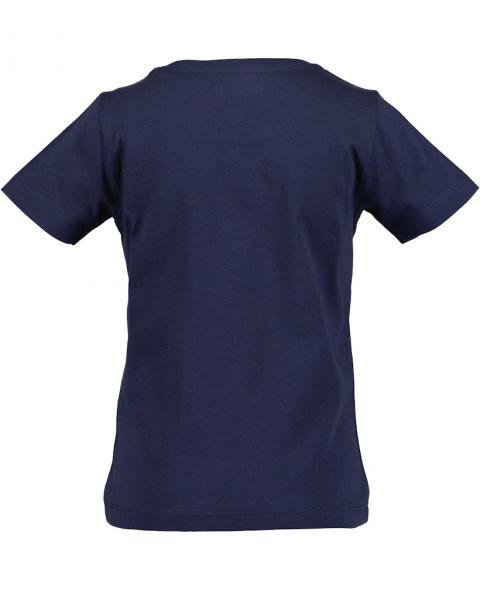 T-Shirt Meerjungfrau Pailletten blau 104