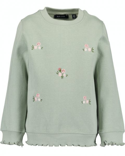 Sweater Blume mint 116