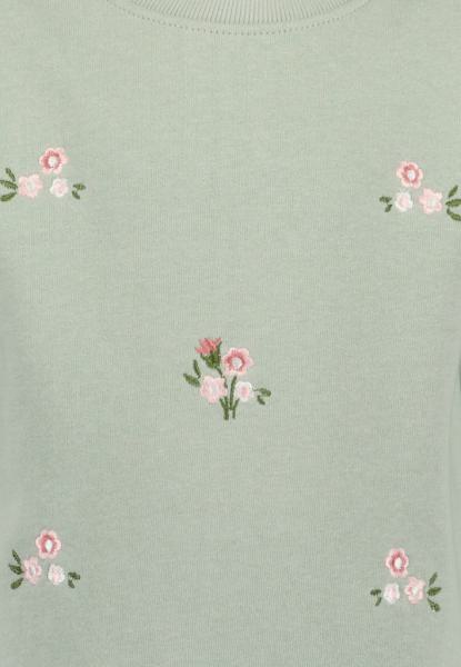 Sweater Blume mint 116