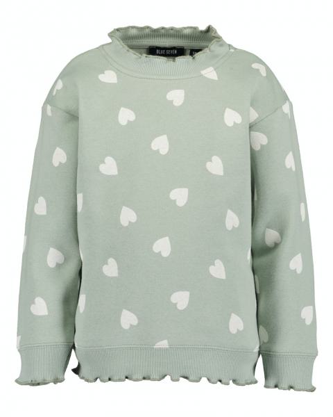 Sweater Herzen mint 116