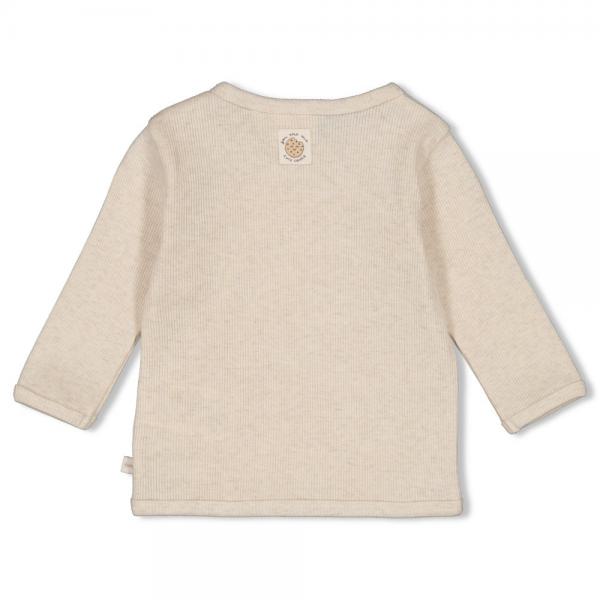 Gerippte Wickelshirt - Cute Cookie 68