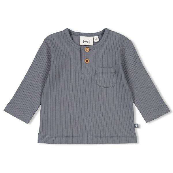 Gerippte Longsleeve - Forever Bestie 50