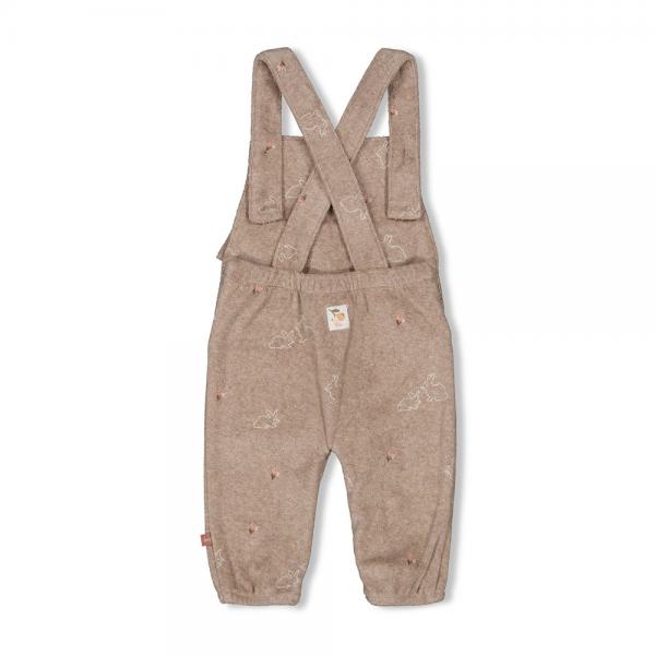 Latzhose Frottee AOP - Little Rosebud 62